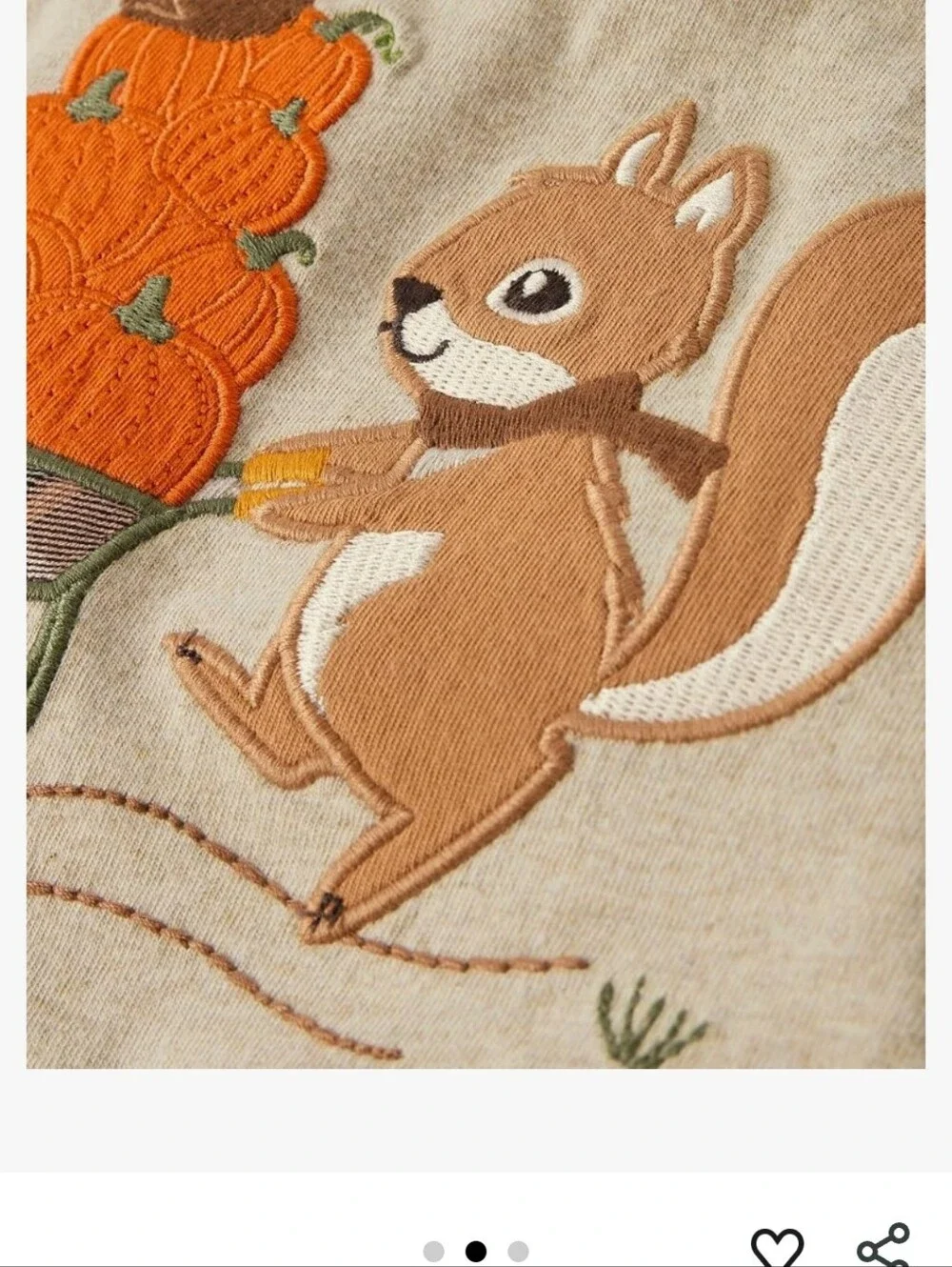 Gymboree 5T New Boys' and Toddler Squirrel Long Sleeve Raglan T-Shirt